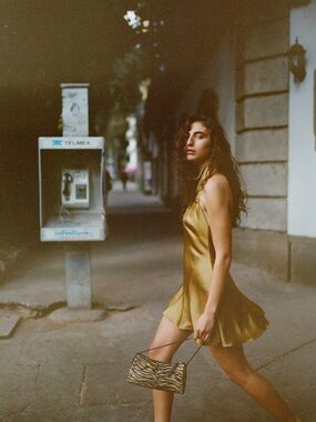 REFORMATION Roy Mini Dress in Ginger 6